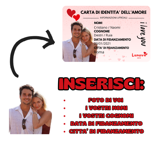 CARTA D'IDENTITA' DELL'AMORE (2pz)