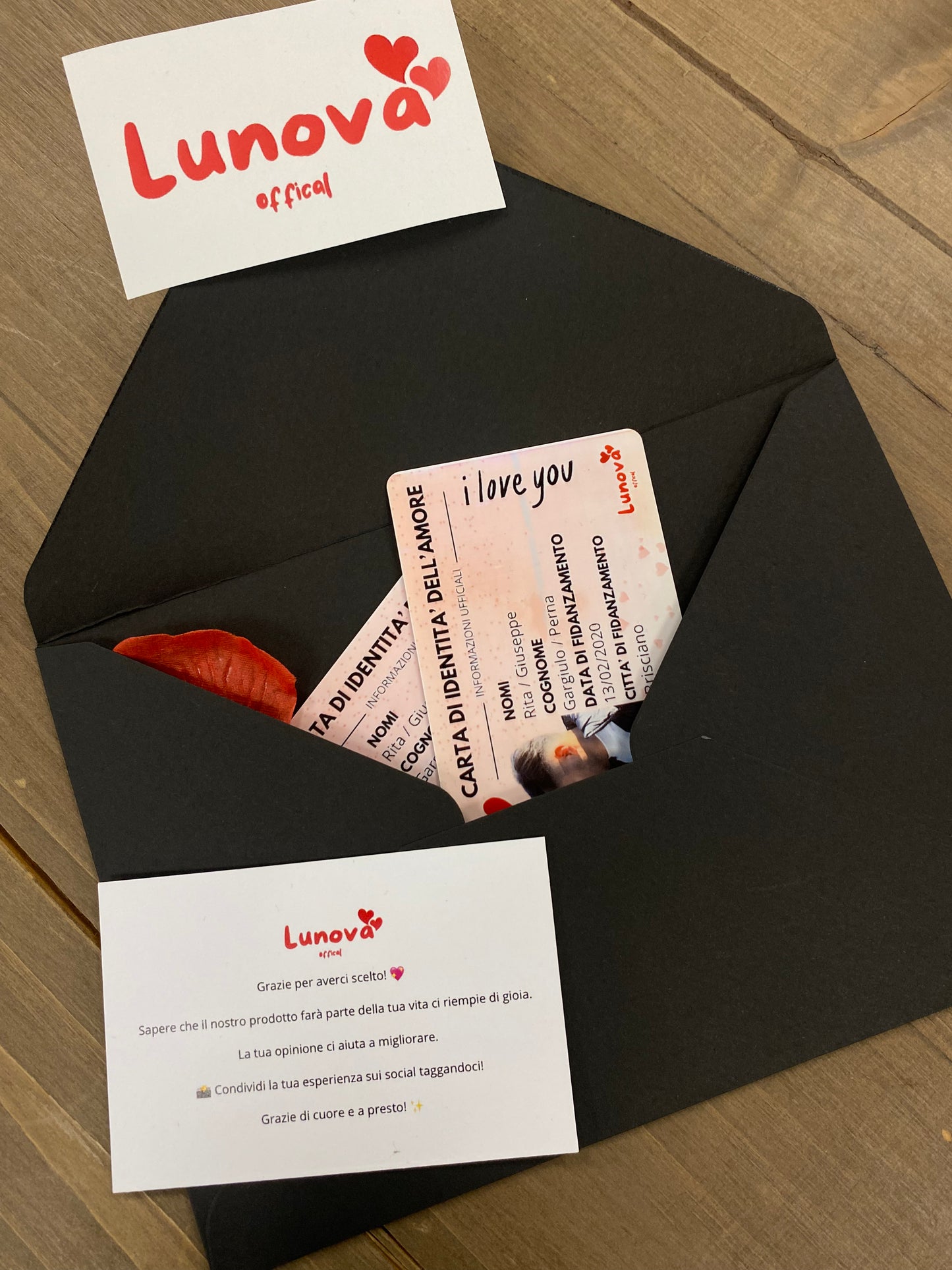 CARTA D'IDENTITA' DELL'AMORE (2pz)
