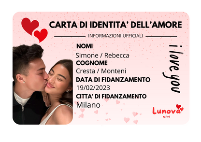 CARTA D'IDENTITA' DELL'AMORE (2pz)