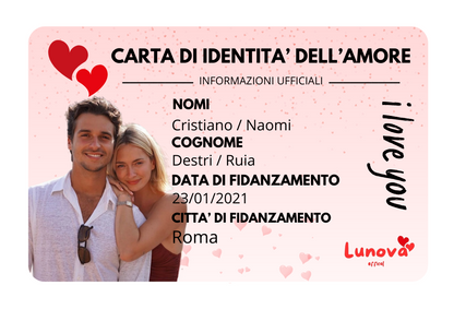 CARTA D'IDENTITA' DELL'AMORE (2pz)